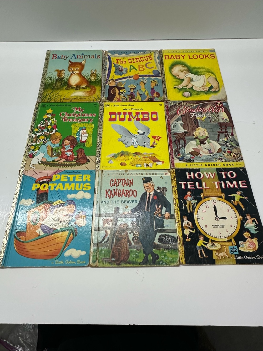 Little Golden Books Vintage Books - set of (9)